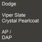 Preview: Dodge, Viper Slate Crystal Pearlcoat, AP / DAP.